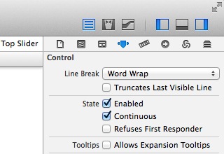 making the slider continuous in xCode